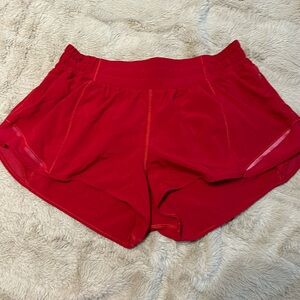 Lululemon Red 2.5 in shorts! ❤️❤️